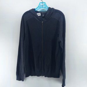 calvin klein Full Zip Knit Sweater size large